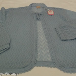 Blue Brettles bed jacket new with tag