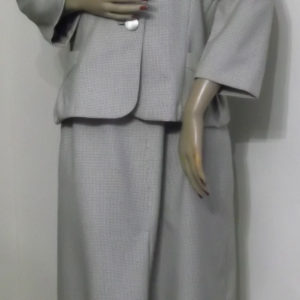 1950s/60s dress suit - front view with jacket