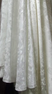 Selection of 1930s/1940s wedding dress fabrics