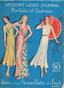 Front cover of 1931 magazine with free Summer Undies patterns!